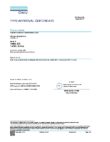 Type approval certificate for Coastal E